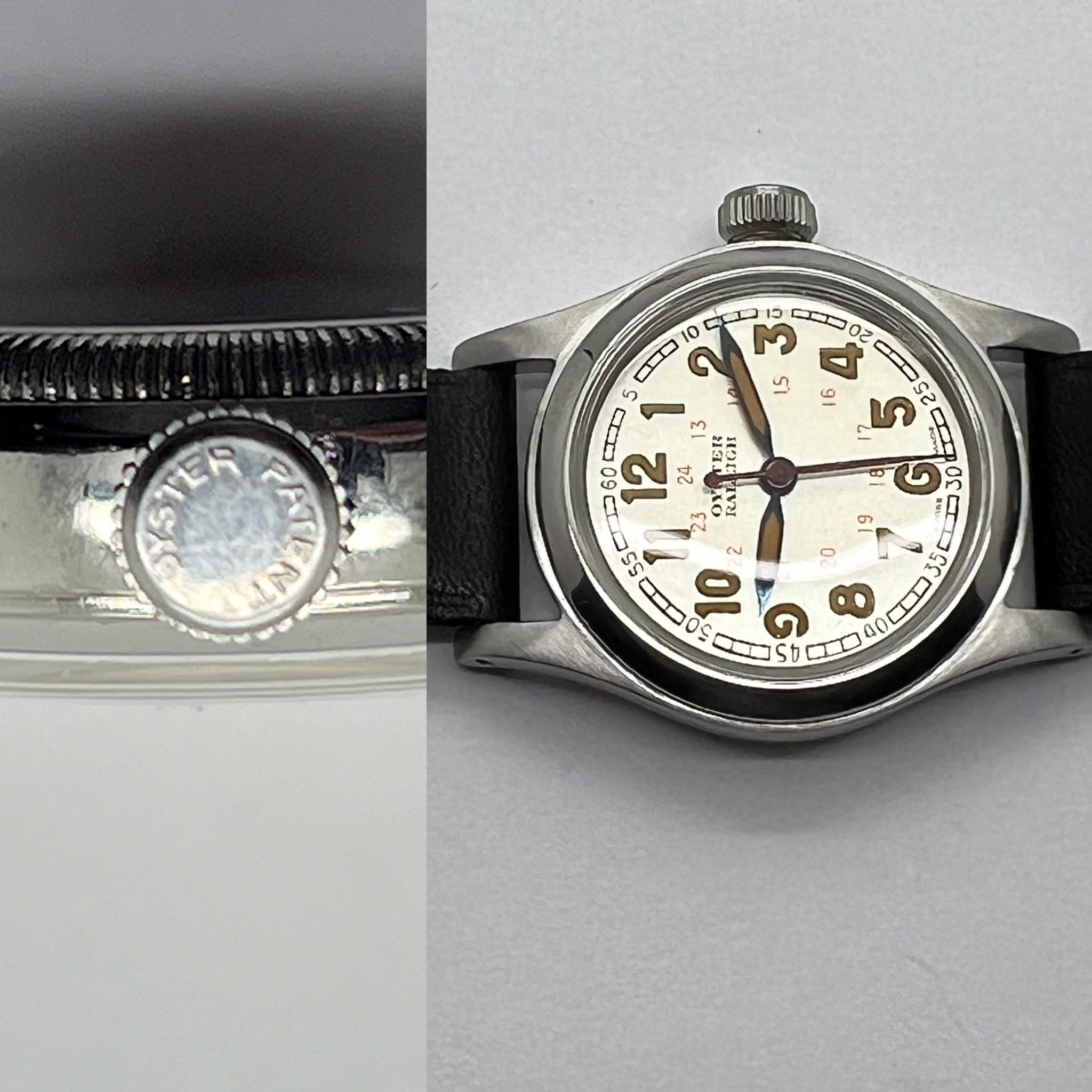 Modernist 1942 Rolex “Raleigh” Stainless Steel. Total Restoration! For Sale