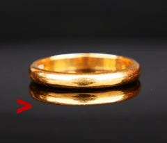 1942 Wedding Ring Unisex solid 20K Gold Ø 8.75 US / 4.4gr