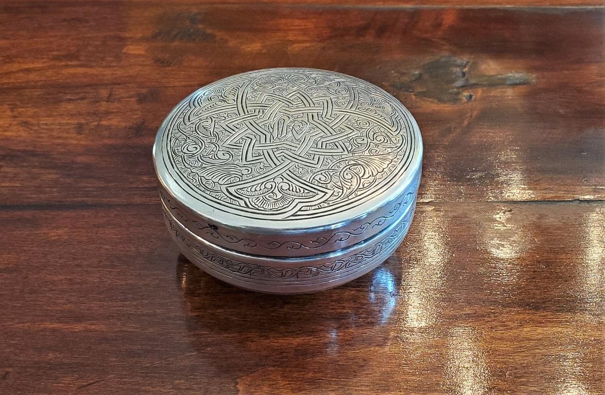 Sterling Silver 1943 Egyptian Silver Lidded Box