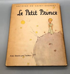 1943 Le Petit Prince Little Prince Hardcover Book French Edition Saint-Exupery