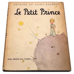 1943 Le Petit Prince Little Prince Hardcover Book French Edition Saint-Exupery