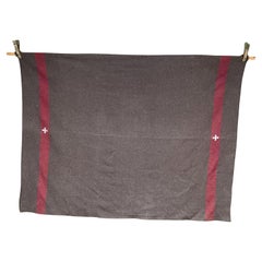 Manta de lana militar Swiss Army original de 1943