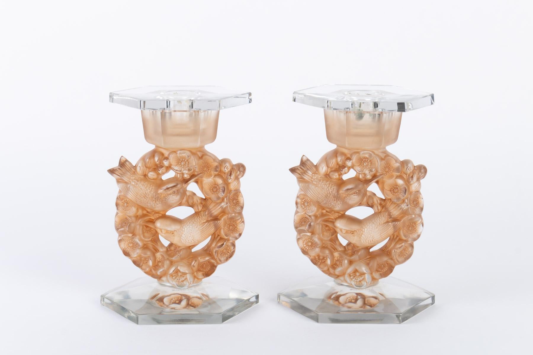 Pair of candleholders 