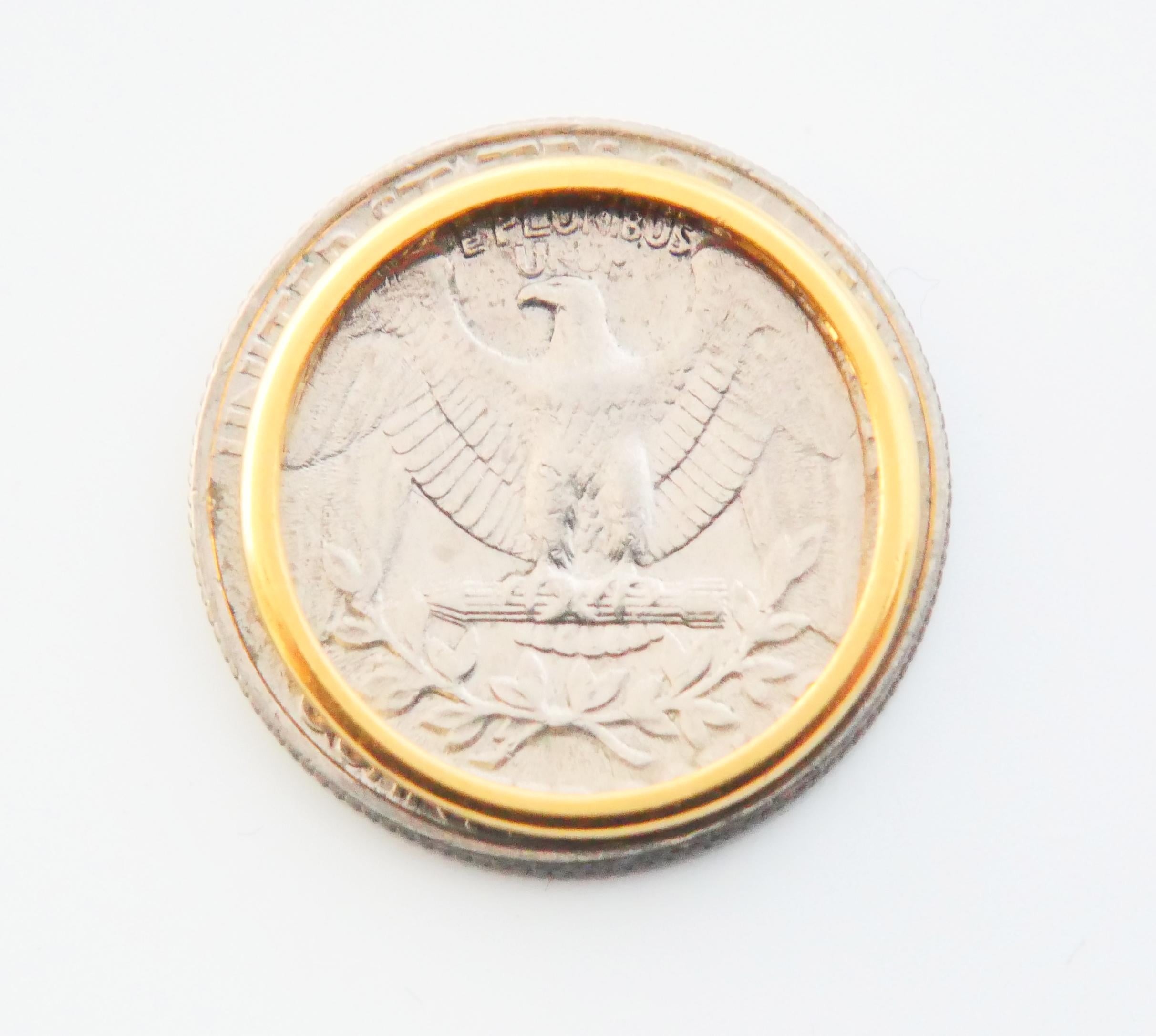 1943 Ring solid 23K Gold Ø US8.75 / 2.8gr For Sale 2