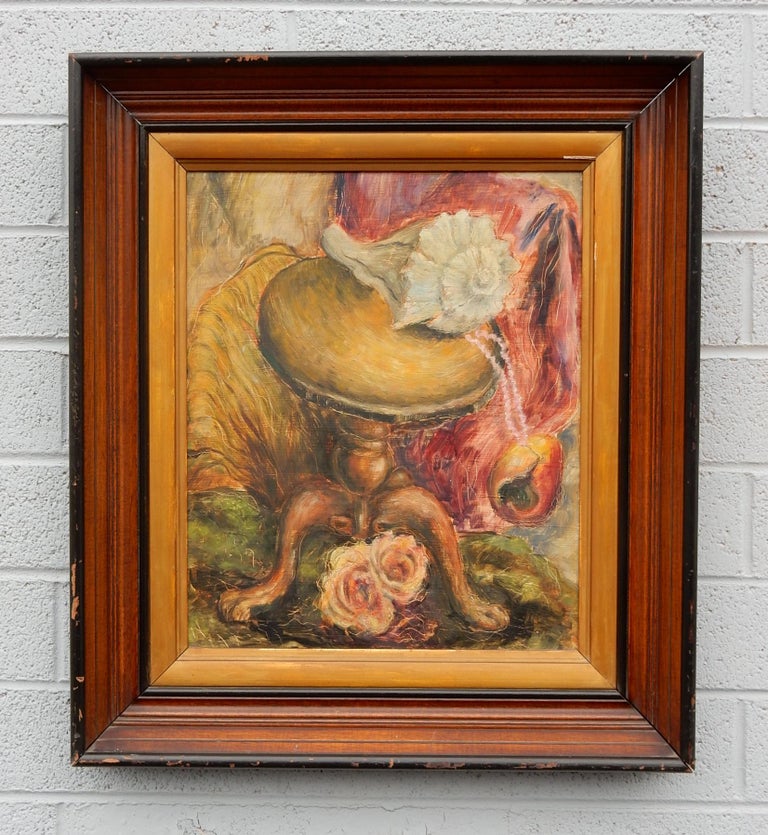 1943 Robert Knipschild Surrealism Still Life Oil Painting For Sale at  1stDibs