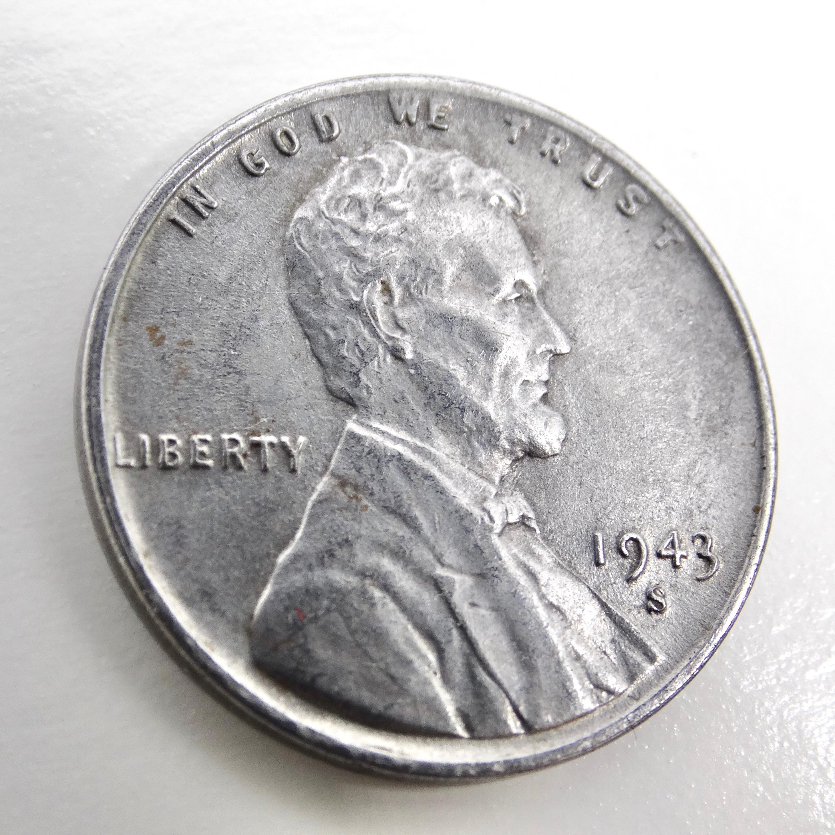 1943 Steele Lincoln Cent In Excellent Condition For Sale In Scottsdale, AZ