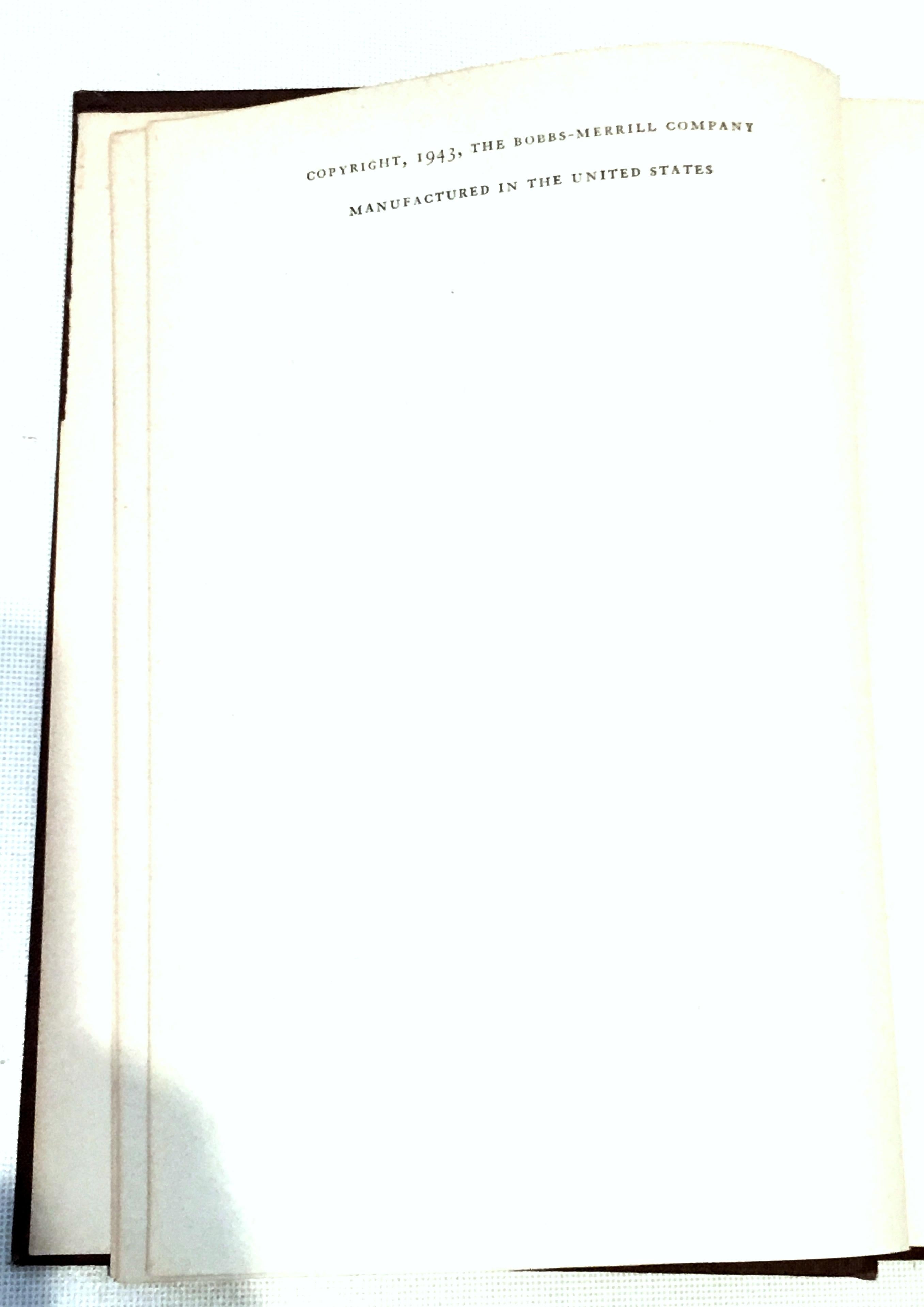 1st Edition The Fountainhead Book by, Ayn Rand', Blakiston Company Bobbs-Merrill 3