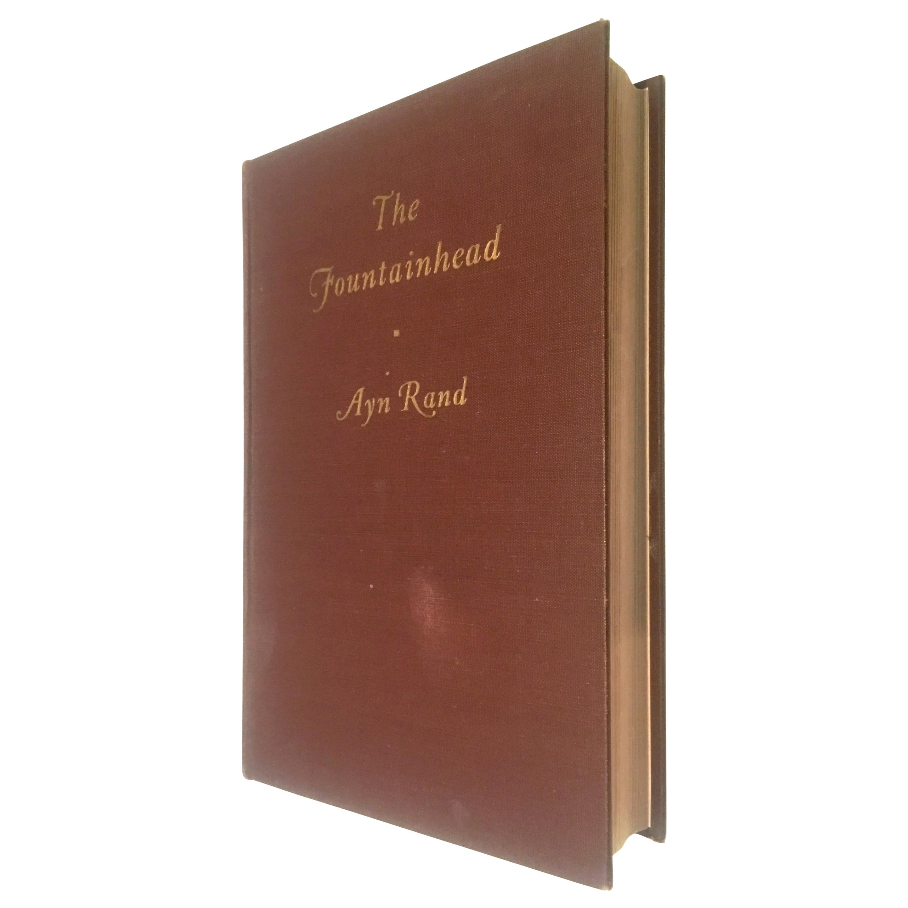 1st Edition The Fountainhead Book by, Ayn Rand', Blakiston Company Bobbs-Merrill