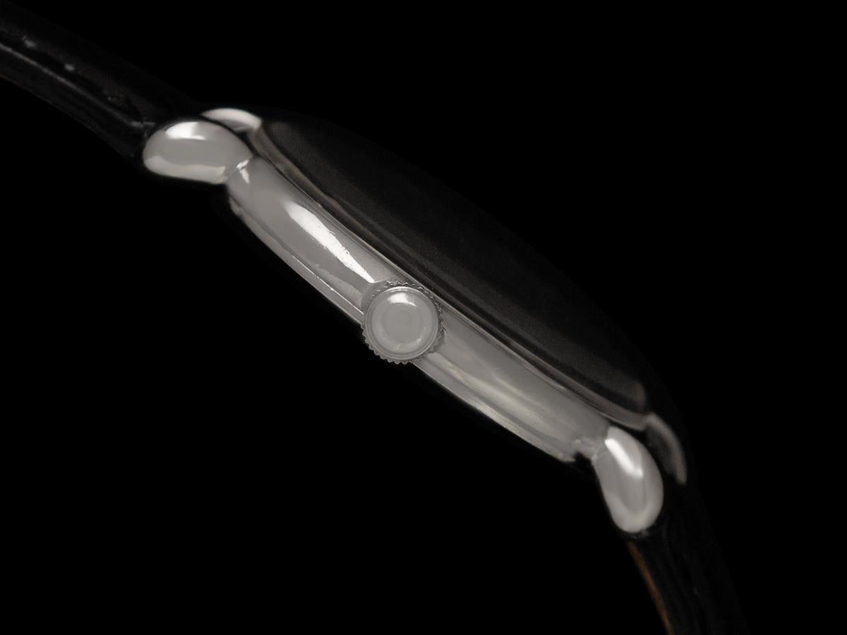 Men's 1943 Vacheron & Constantin Vintage Mens Oversized Tear Drop Watch - Stainless St For Sale