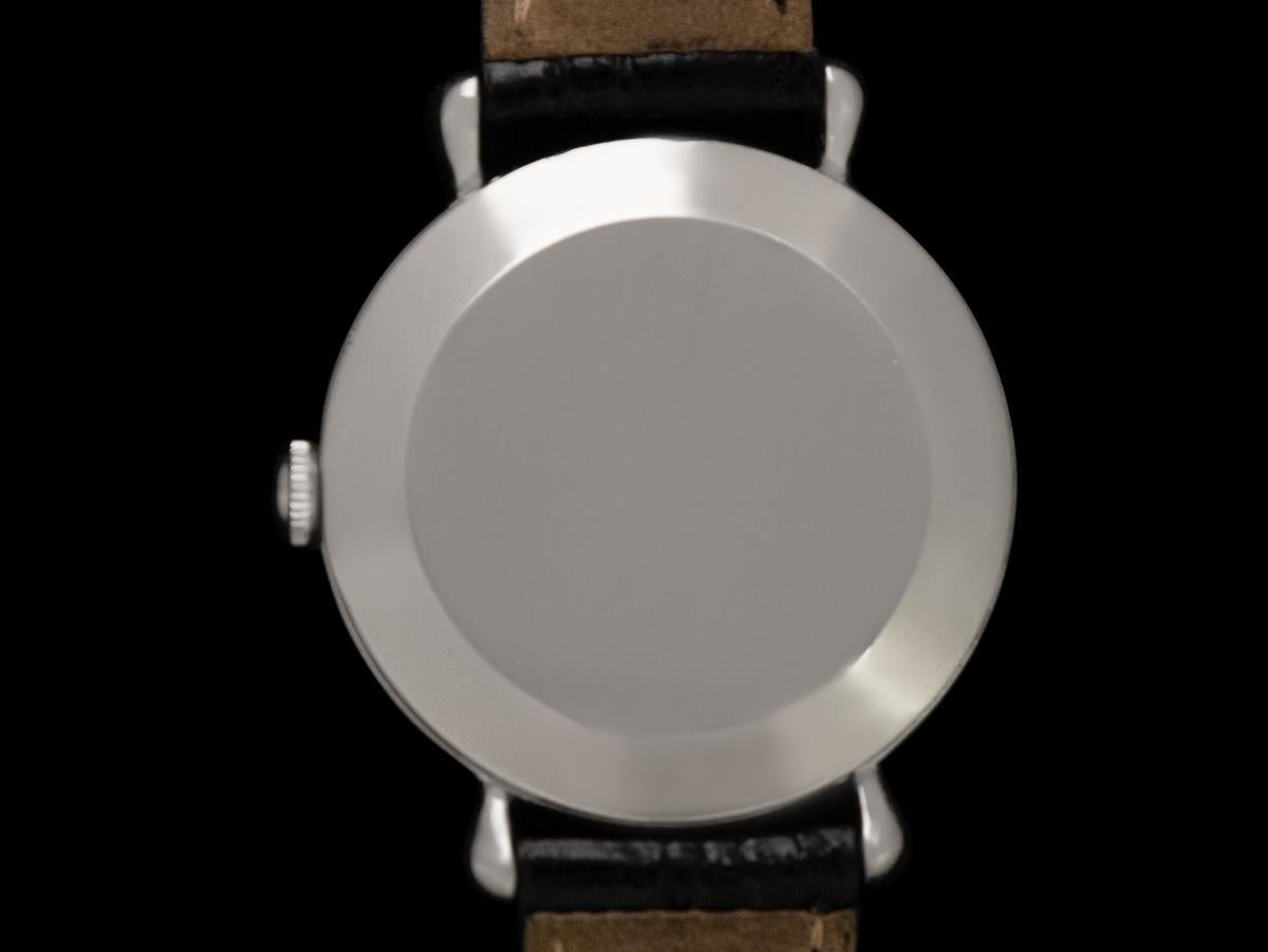 1943 Vacheron & Constantin Vintage Mens Oversized Tear Drop Watch - Stainless St For Sale 2