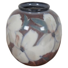 1944 Mid Century Rookwood Pottery Floral Porcelain Bud Vase Jens Jensen