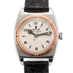 1944 Rolex Oyster Perpetual 29MM 3359 Manual Rose Gold Stainless Steel Watch