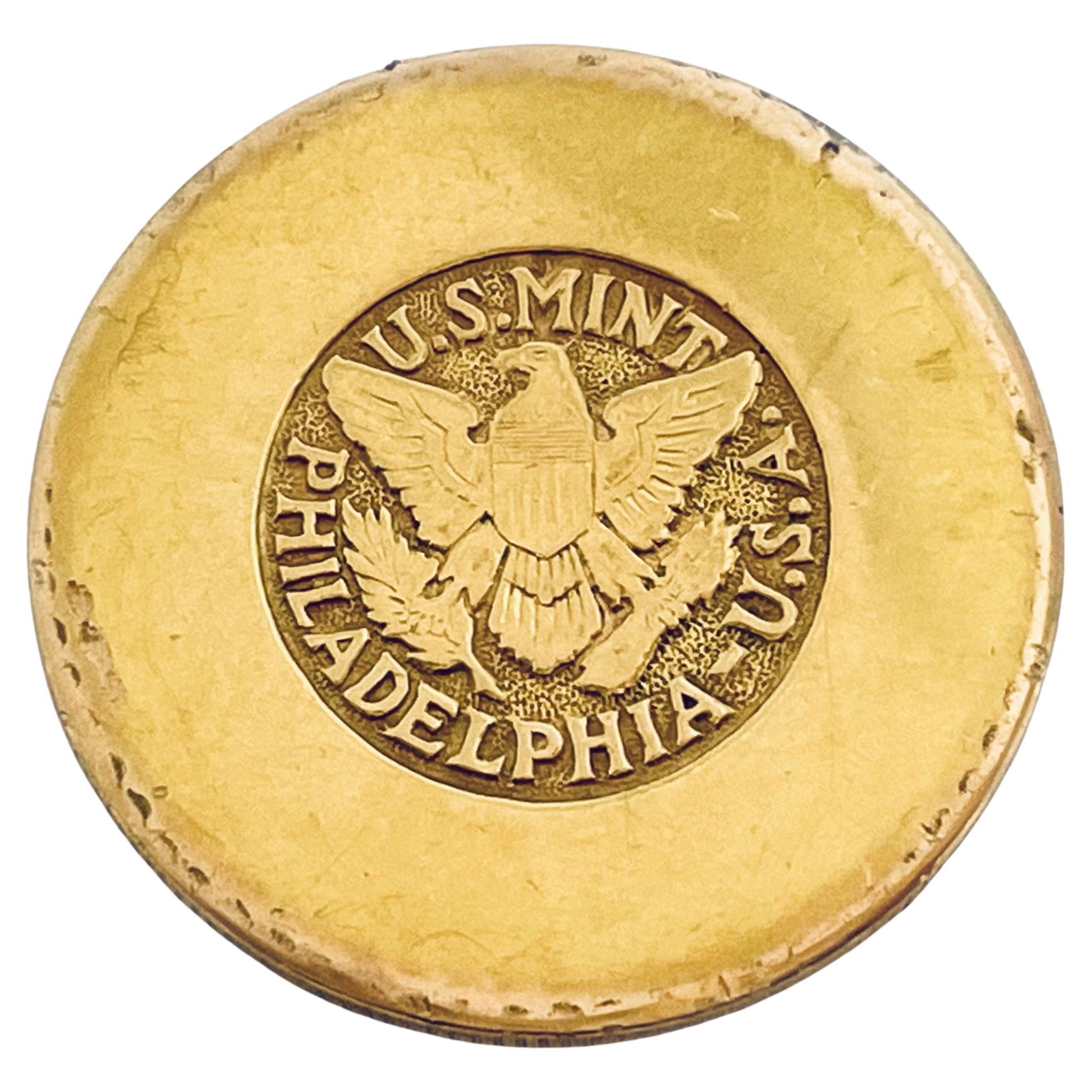 1945-46 Moneta d'oro ARAMCO dell'Arabia Saudita, zecca di Filadelfia