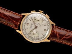 1945 Breitling Vintage Aviator's Ref. 760 Mens Chronograph Watch - 18K Rose Gold
