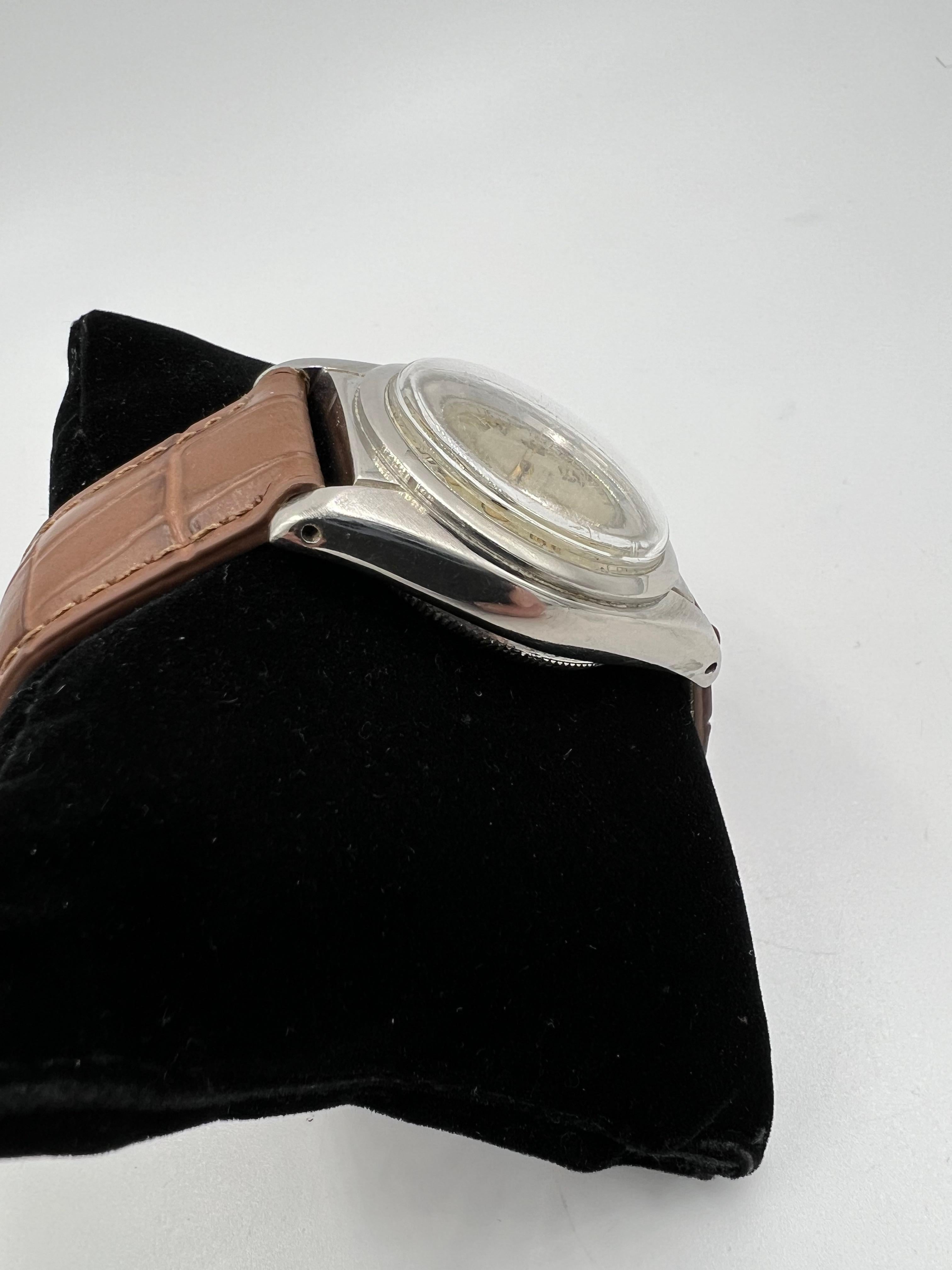 Montre-bracelet Rolex Bubbleback 1945 en acier inoxydable Unisexe en vente