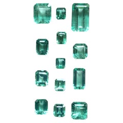 19.45 Carats Nigeria Emerald Octagon Cut Stone Layout Fine Jewelry Natural Gem