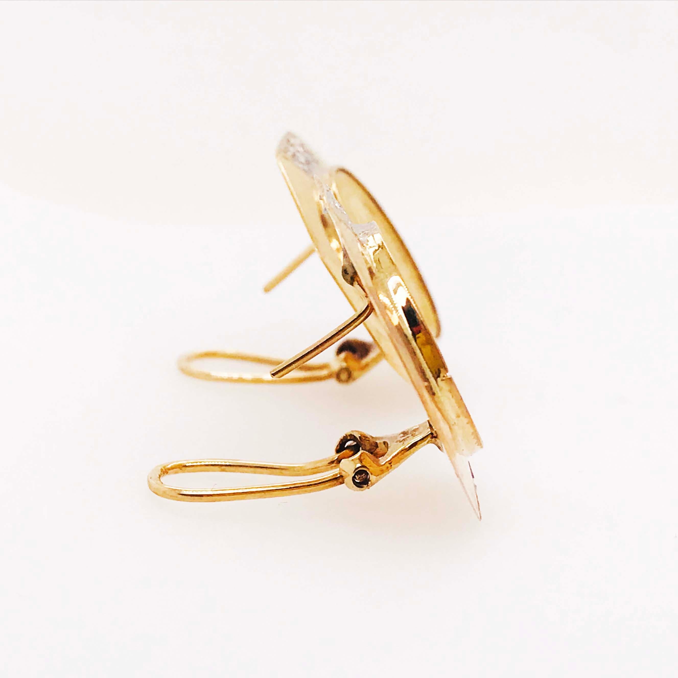 gold kruger earrings