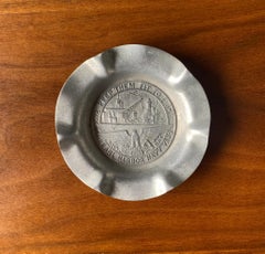 1945 Pearl Harbor Navy Yard Aluminum Ashtray