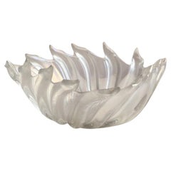 1945 Published Ercole Barovier 'Frastagliati' Murano Glass Bowl