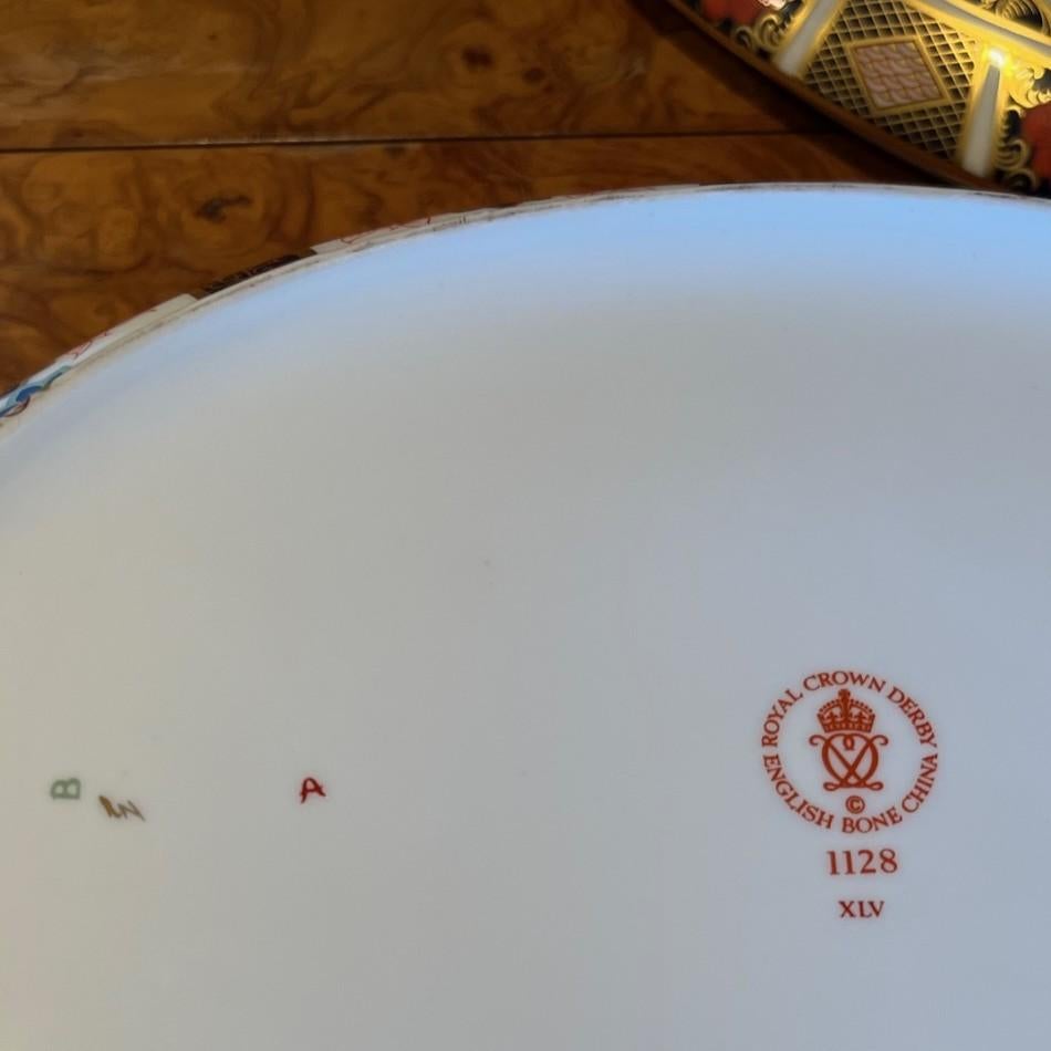 Plato para verduras con tapa de Imari Antiguo 1945 Royal Crown Derby en venta 2