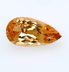 19.45ct IMPERIAL Topaz, Premium AGL Cert,  Incredibly Rare Size/Color/Cutting!
