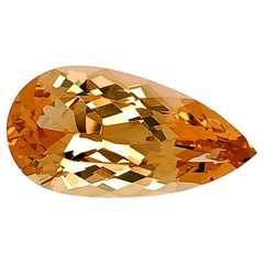 19.45ct IMPERIAL Topaz, Premium AGL Cert,  Incredibly Rare Size/Color/Cutting!