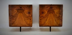 1945s Set of Bedside Tables , Czechoslovakia