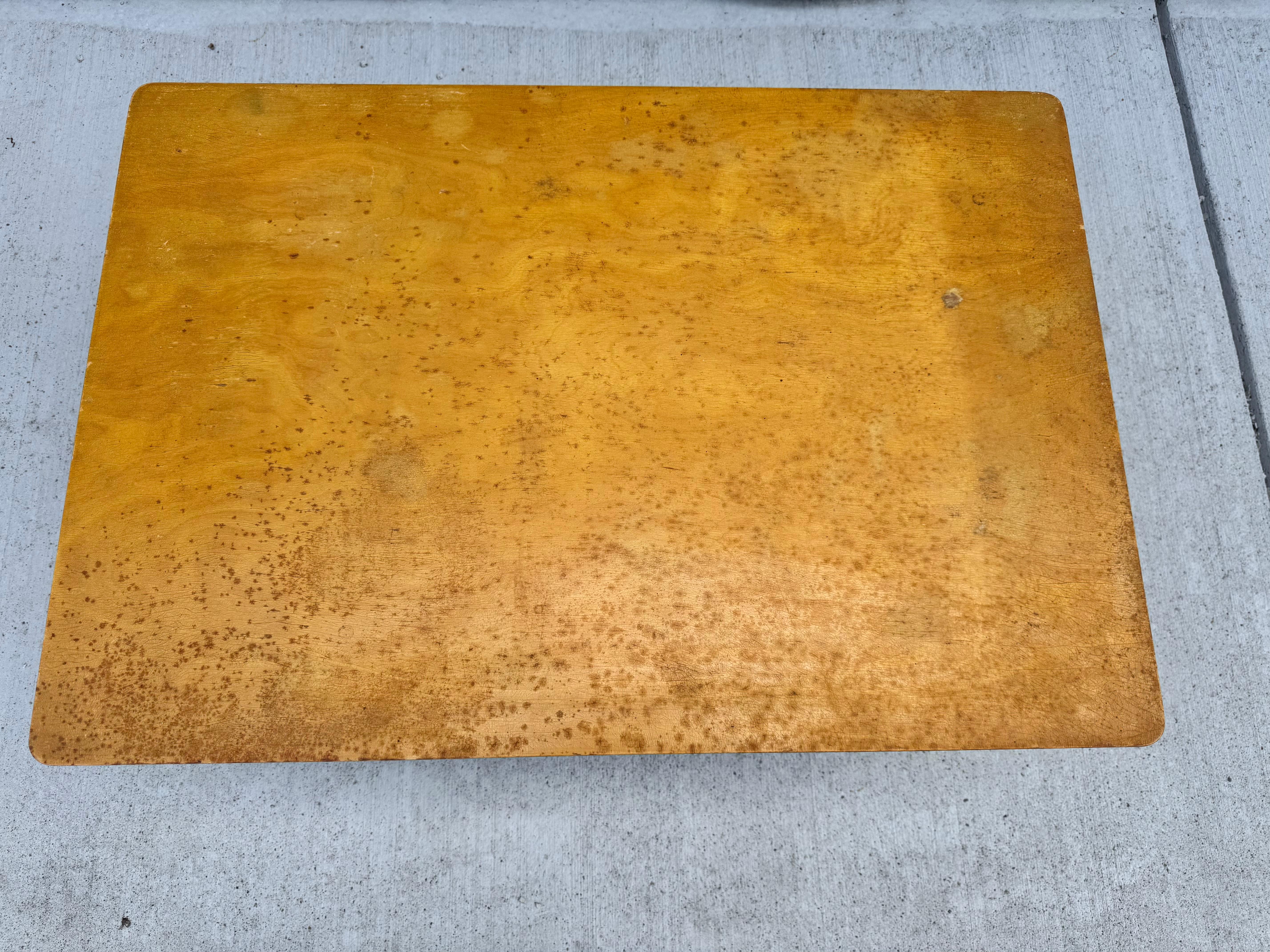 1946 Eames Evans Herman Miller OTW Coffee Table in Birch Plywood For Sale 4