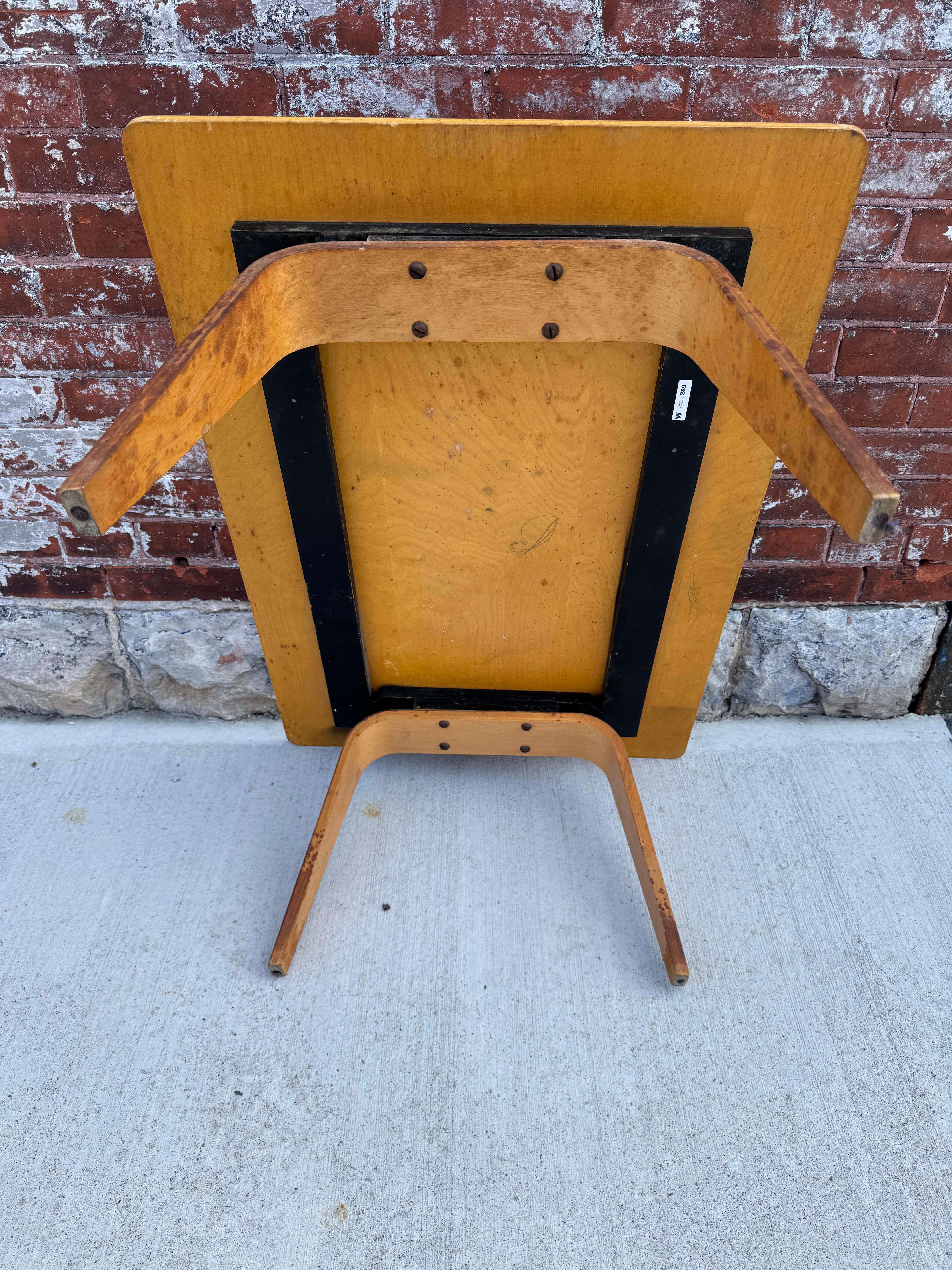 1946 Eames Evans Herman Miller OTW Coffee Table in Birch Plywood For Sale 2