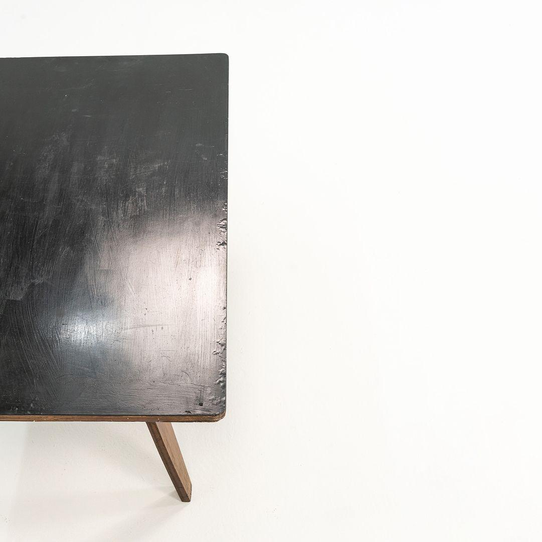 1946 Table basse Eames Evans Herman Miller OTW en contreplaqué de bouleau avec plateau noir en vente 3