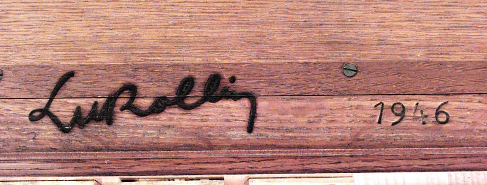 Mesa de comedor francesa de mediados de siglo Lucien Rollin, de arce ormoluado mediados del siglo XX en venta