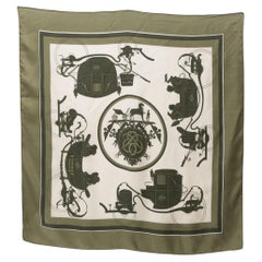 1946 Hermes Ex Libris by Hugo Grygkar Silk Scarf