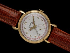 1946 Jaeger-LeCoultre Vintage Mens Triple Date Calendar Watch - 18K Gold