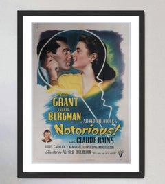 1946 Berüchtigt Original Vintage Poster