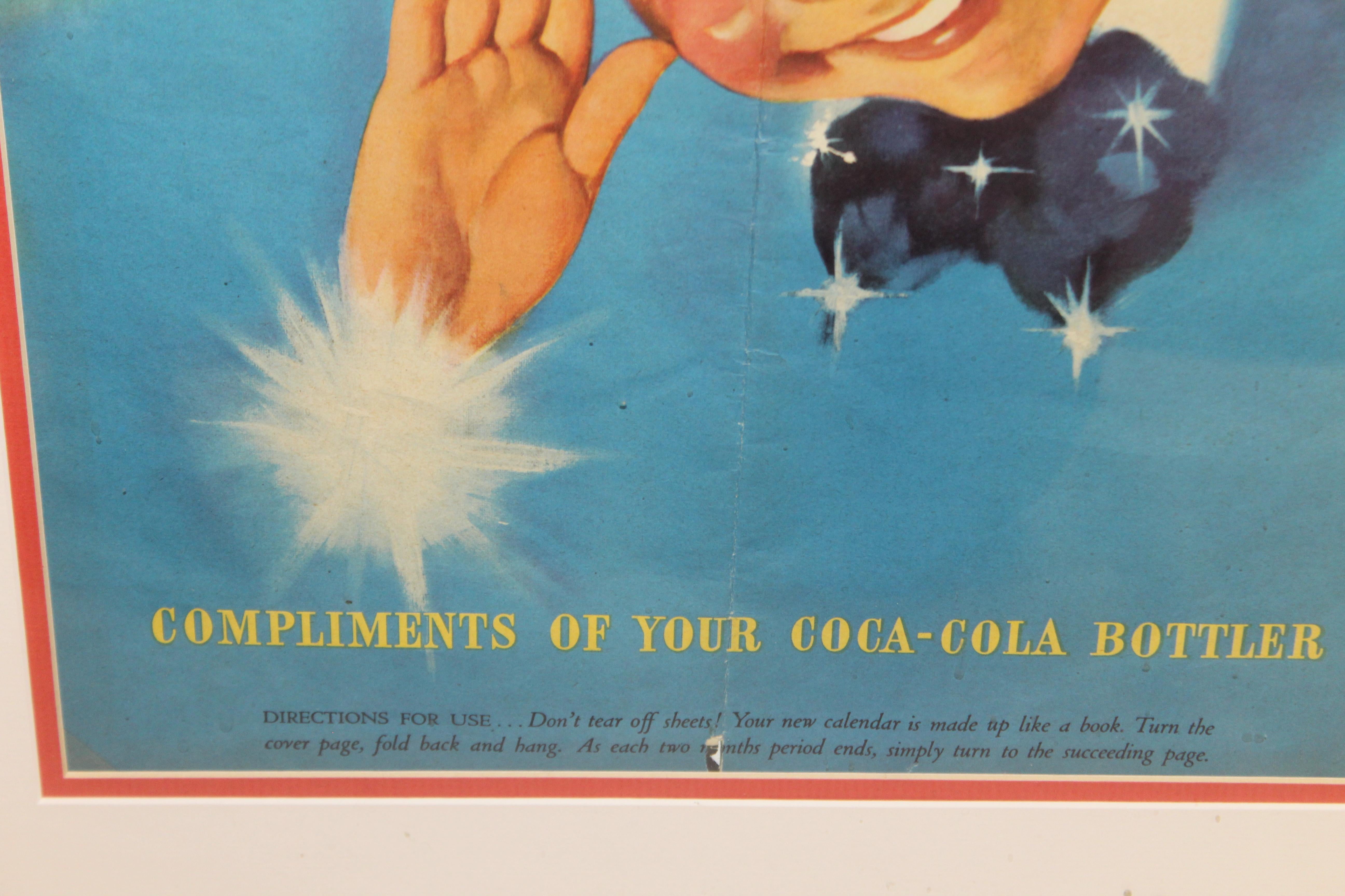 1946 Original Coca Cola Calendar 