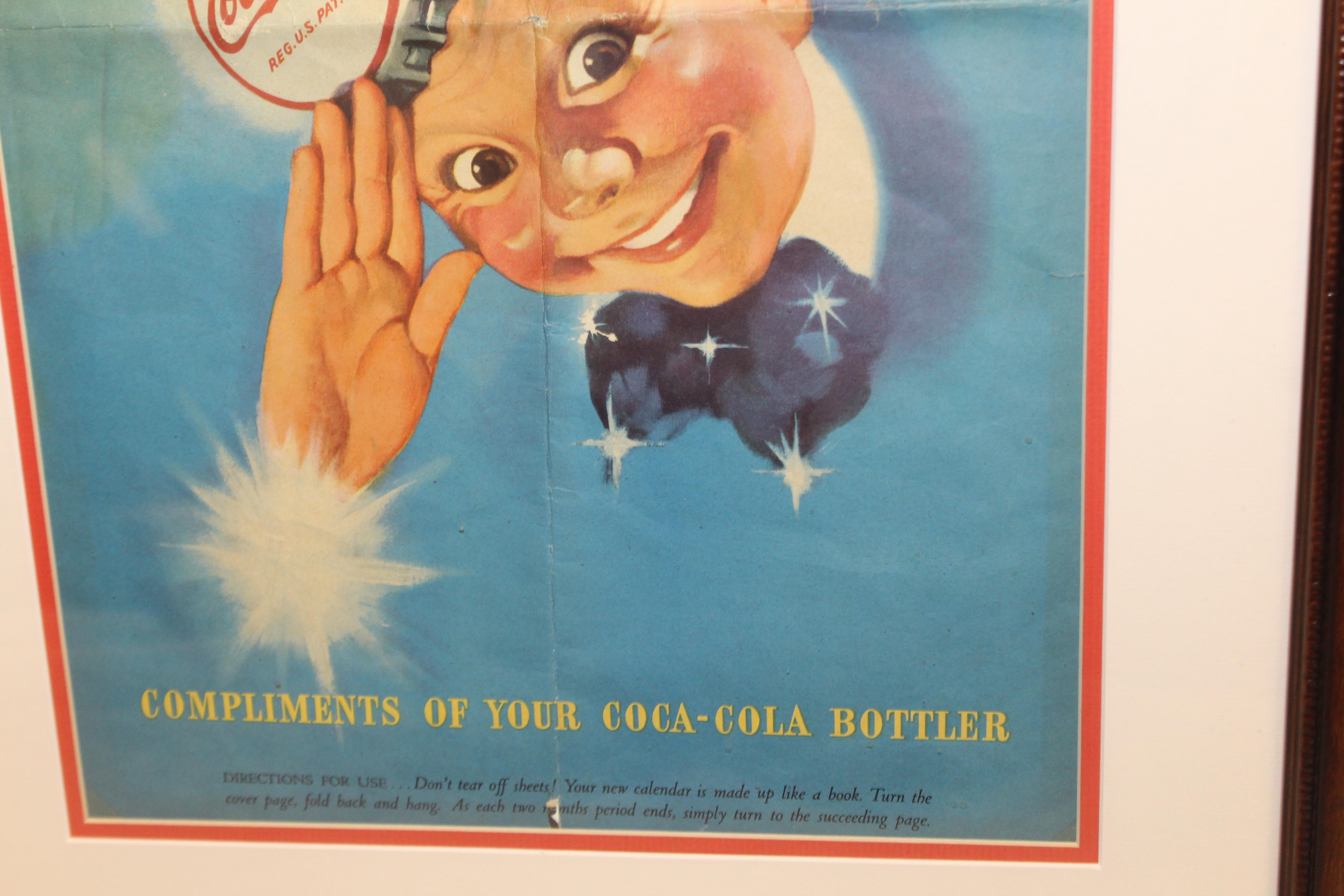 1946 Original Coca Cola Calendar 