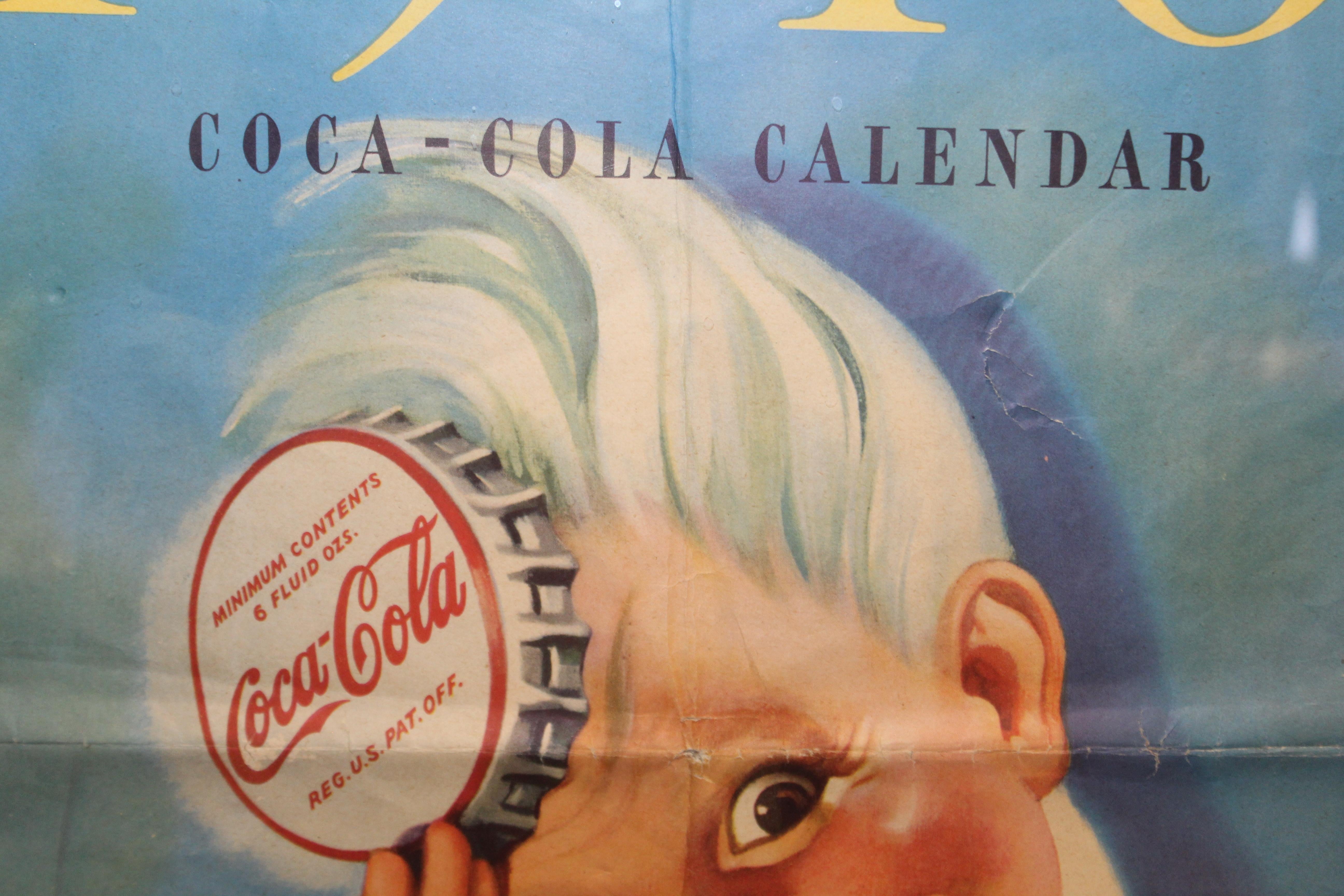 1946 Original Coca Cola Calendar 