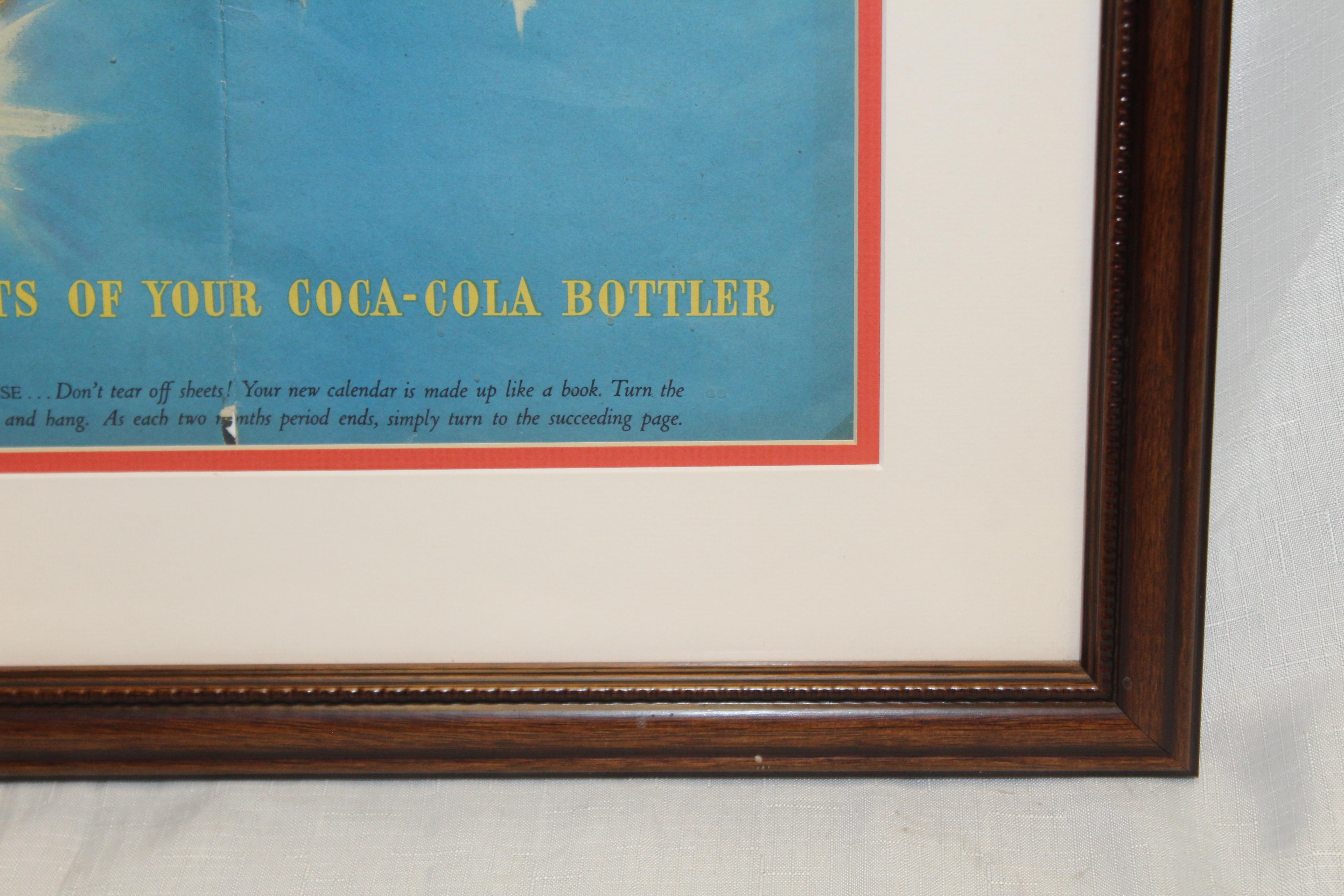 1946 Original Coca Cola Calendar 