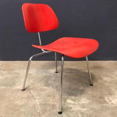 1946, Ray and Charles Eames for Vitra, DCM Chair in Red Vernish