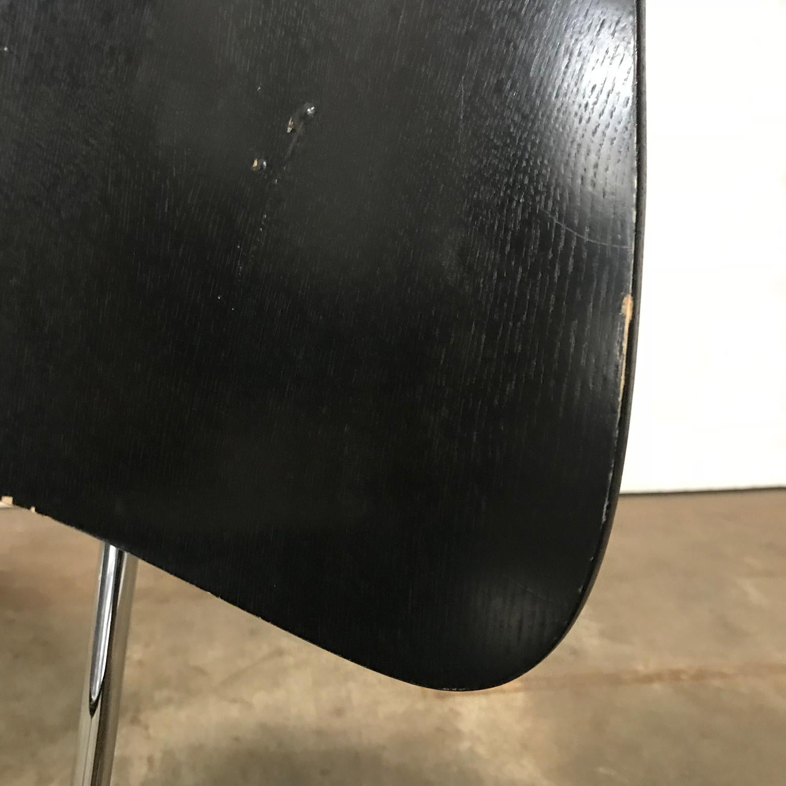 1946, Ray & Charles Eames for Herman Miller, DCM in Painted Black Version 7