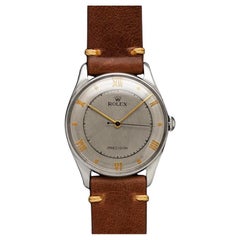1946 Rolex Precision Full Size Vintage Mens Handwound Dress Watch - SS