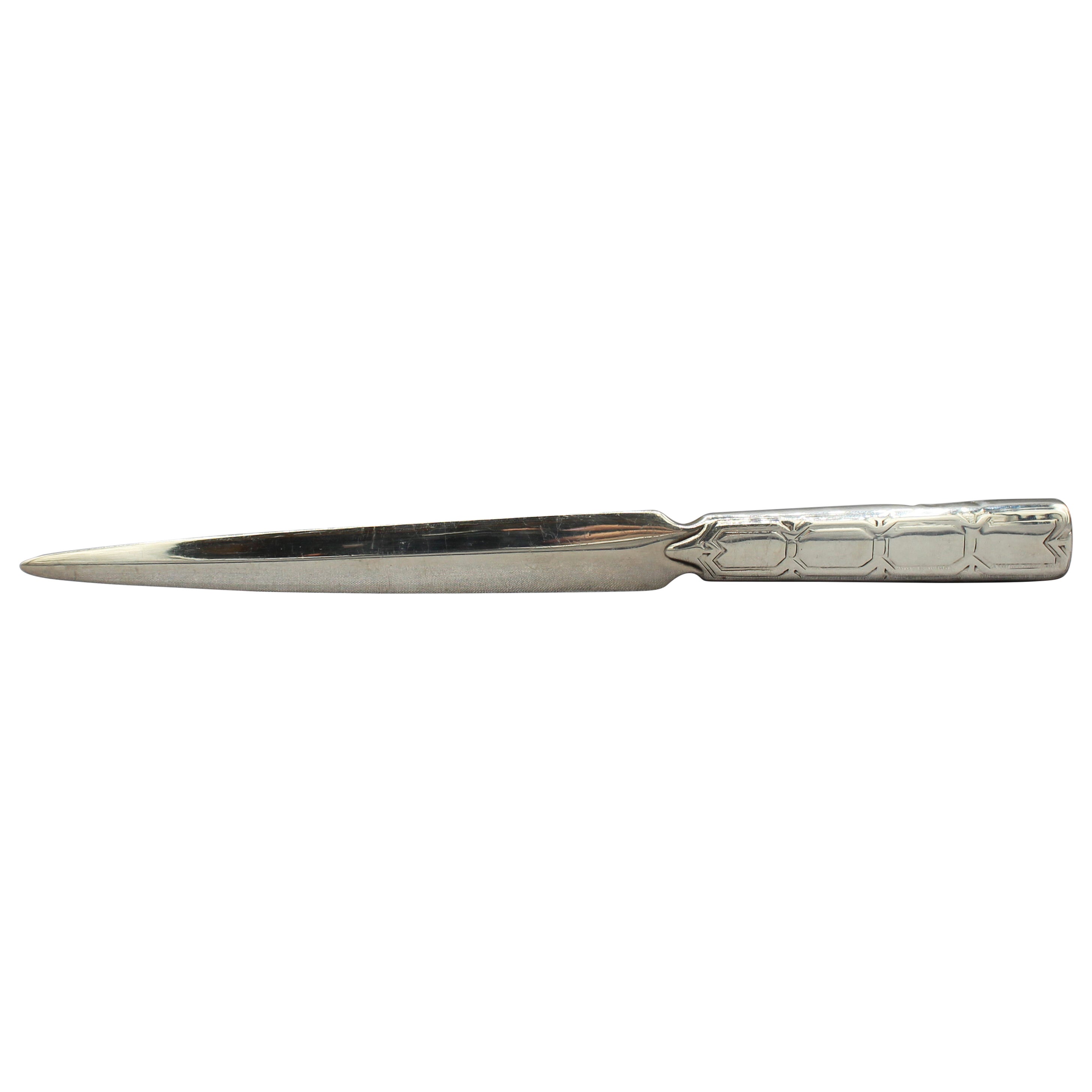 1947-55 Tiffany & Co. Sterling Silver Deco-Art Moderne Letter Opener
