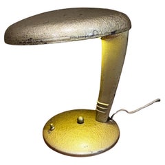 1947 Vintage Gold Cobra Desk Lamp by Jean Otis Reinecke Faries