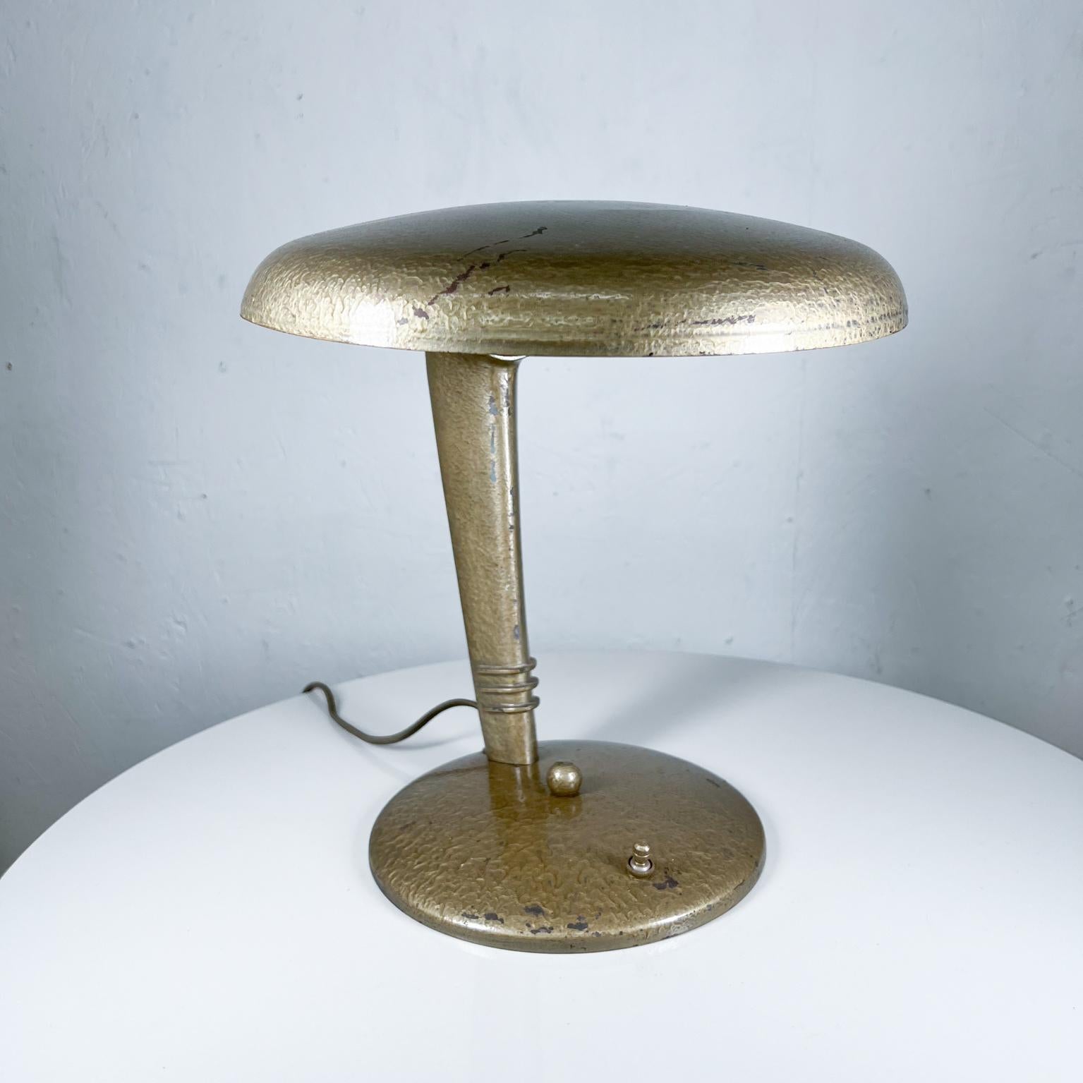 1947 Antiqued Gold Cobra Lamp by Jean Otis Reinecke for Faries MFG 3