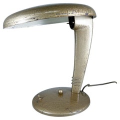1947 Antiqued Gold Cobra Lamp by Jean Otis Reinecke for Faries MFG