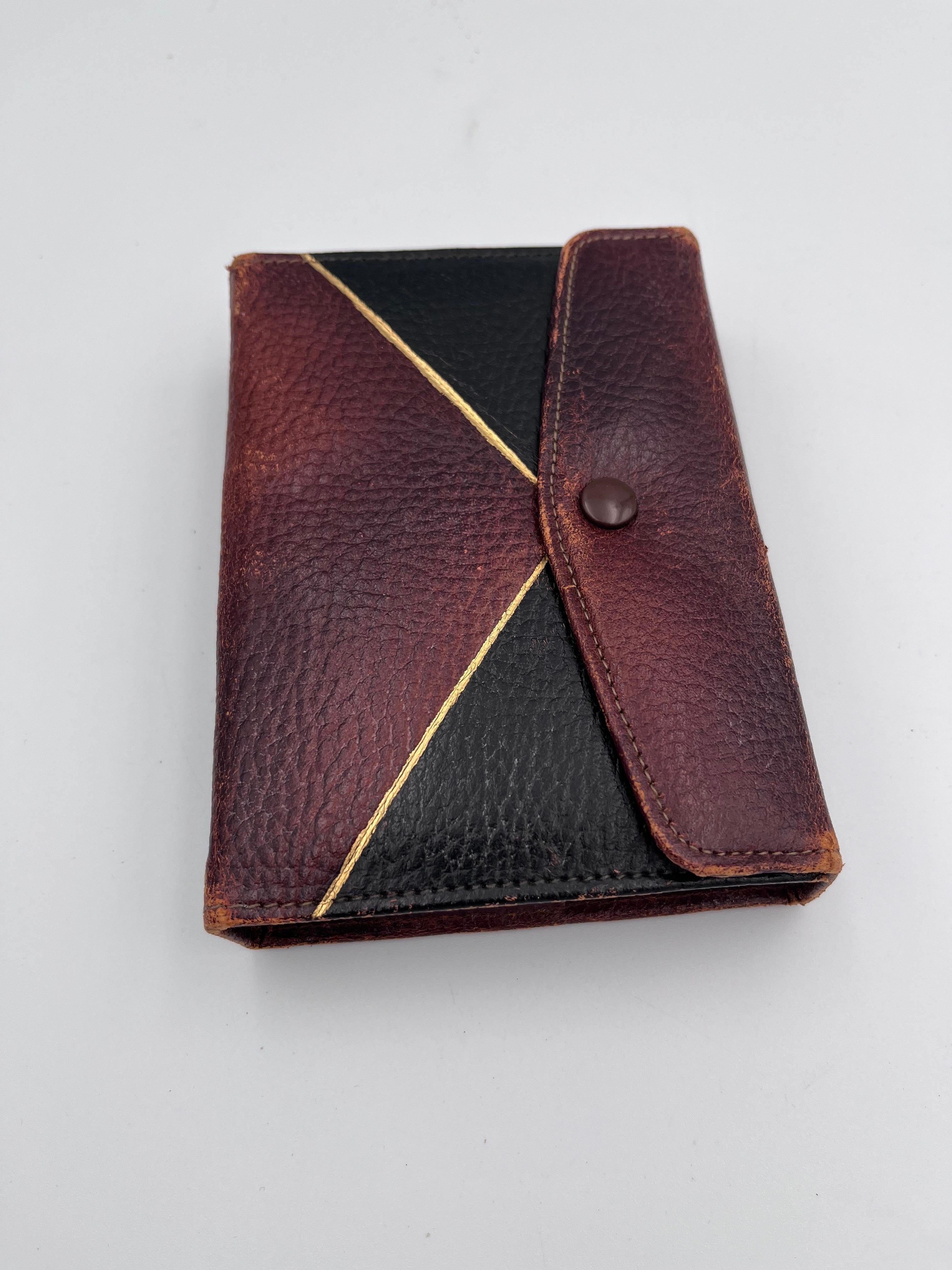 1947 Esquire Pin Up Zebra Cheetah Bridge Jeu de cartes de poker dans un étui en cuir en vente 7