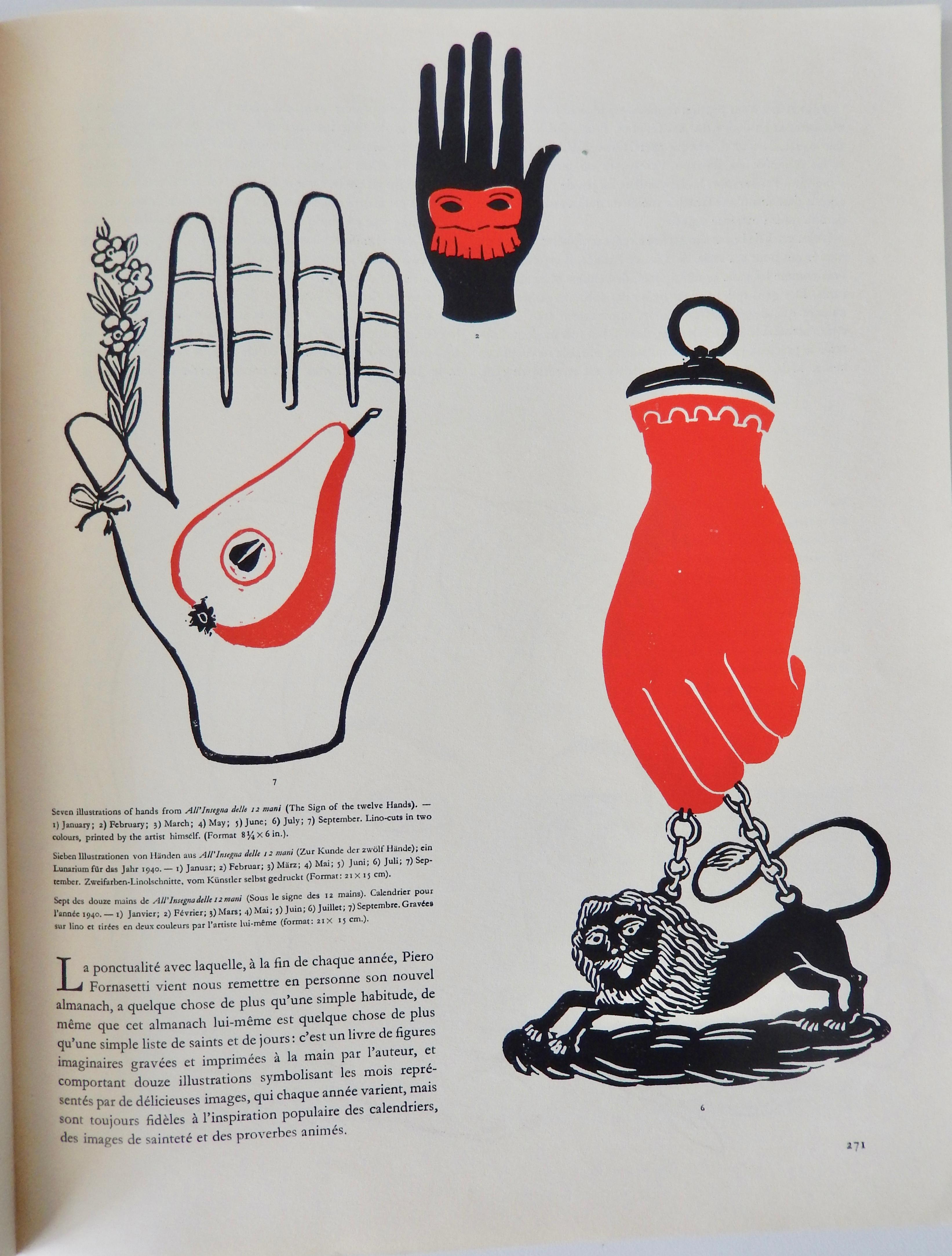 Mid-20th Century 1947 Graphis Magazine with Fornasetti Sun Motif Cover For Sale