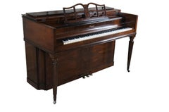 1947 Vintage Baldwin Acrosonic 88 Key Walnut Upright Spinet Piano 58"
