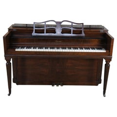 1947 Vintage Baldwin Acrosonic 88 Schlüssel Nussbaum aufrechtes Spinet Klavier 58"
