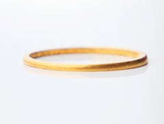 1947 Wedding Ring solid 23K Gold Ø US6.25 / 1.26 gr